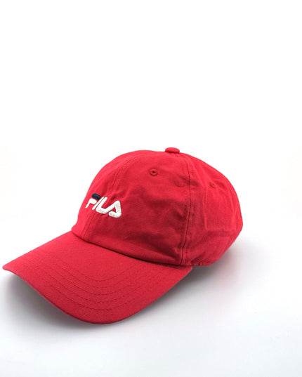 Fila Red Vintage Baseball Cap for Men