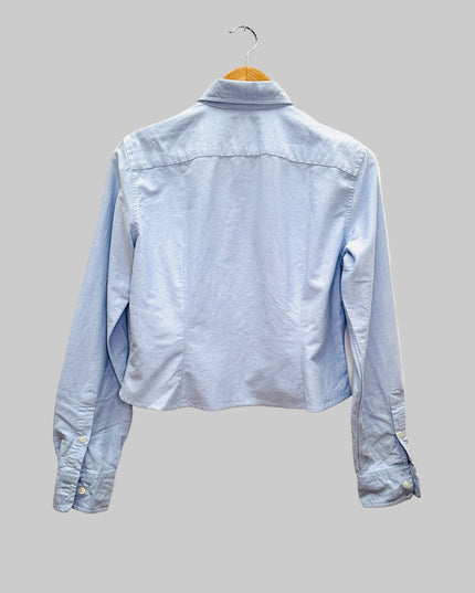 Vintage Reworked Shirt - Uni Color Crop I