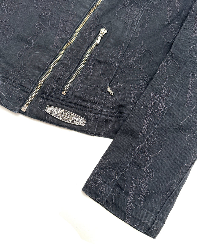Vintage Harley Davidson bestickte Jacke | Limitierte Auflage