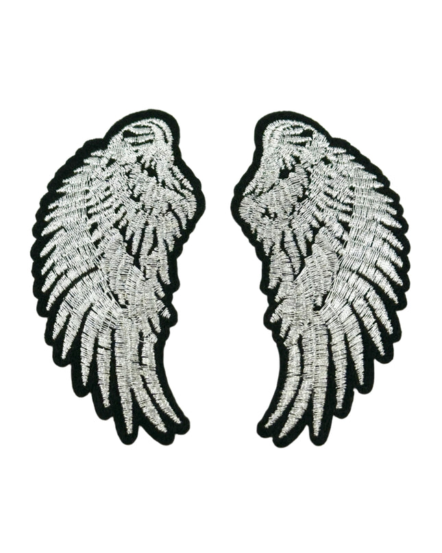 Iron-On Patch - Silver Wings