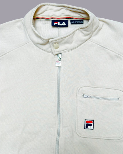 Vintage Fila Pullover in Beige | Gemütliche Weihnachtskleidung