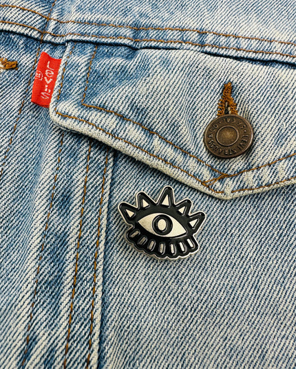 Tearful Eye II Pin | Family Christmas Pajamas & Accessories