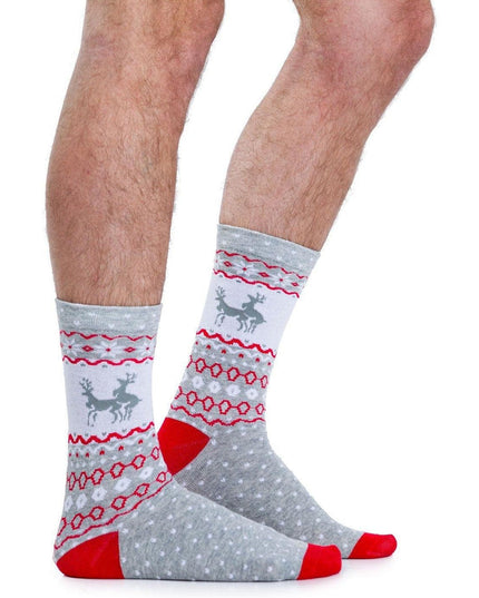 Men's Humping Reindeer Socks (Fits Sizes 8-11M)