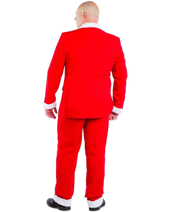 Men's Furry Santa Blazer with Tie