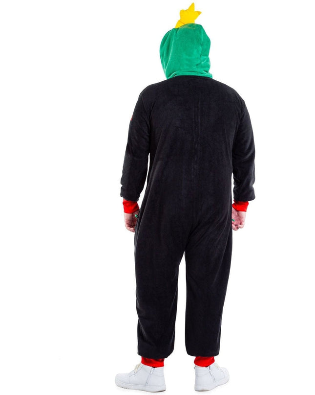 Men's Christmas Tree Toss Game Big and Tall Jumpsuit