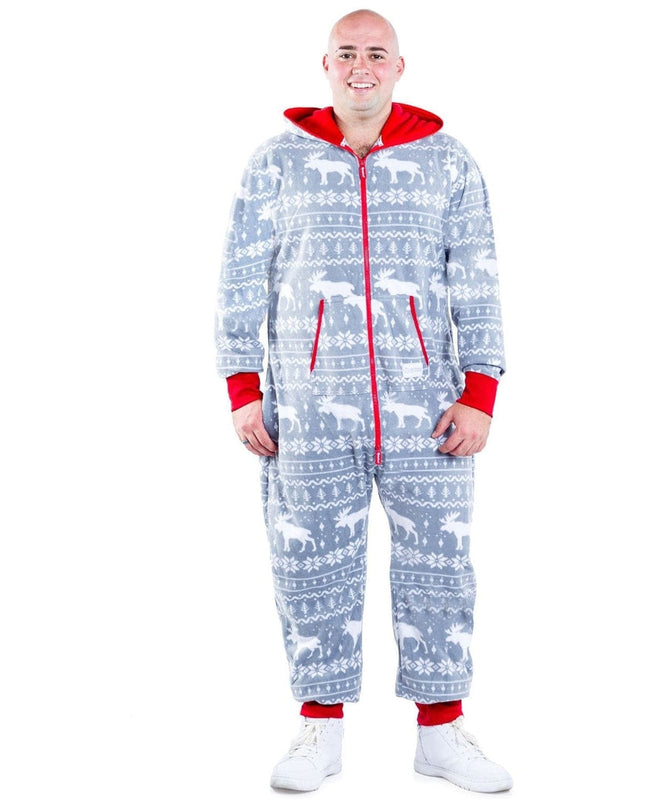 Men's Grey Moose Big and Tall Jumpsuit