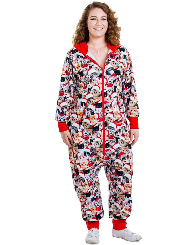 Women's Meowy Catmus Plus Size Jumpsuit