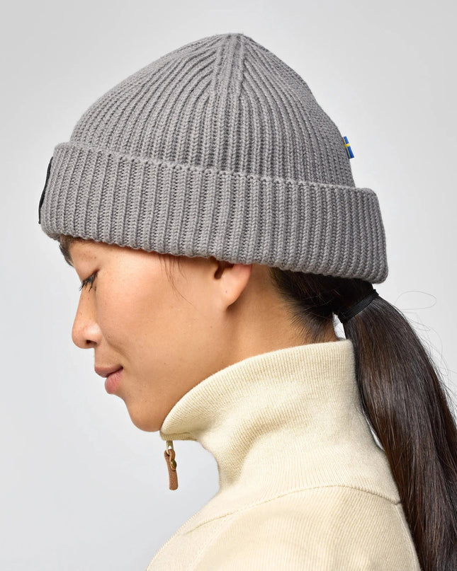 Fjallraven 1960 Lite Logo Mütze – Grau