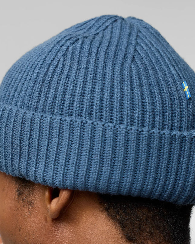 Fjallraven 1960 Lite Logo Mütze – Indigoblau