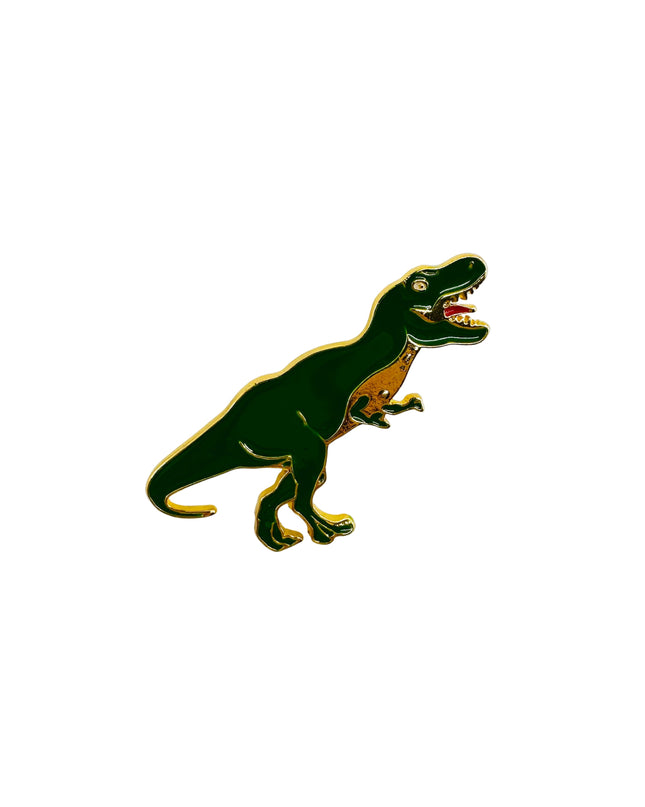 T-Rex-Anstecknadel | Grün | Weihnachtspyjamas &amp; Accessoires für die ganze Familie