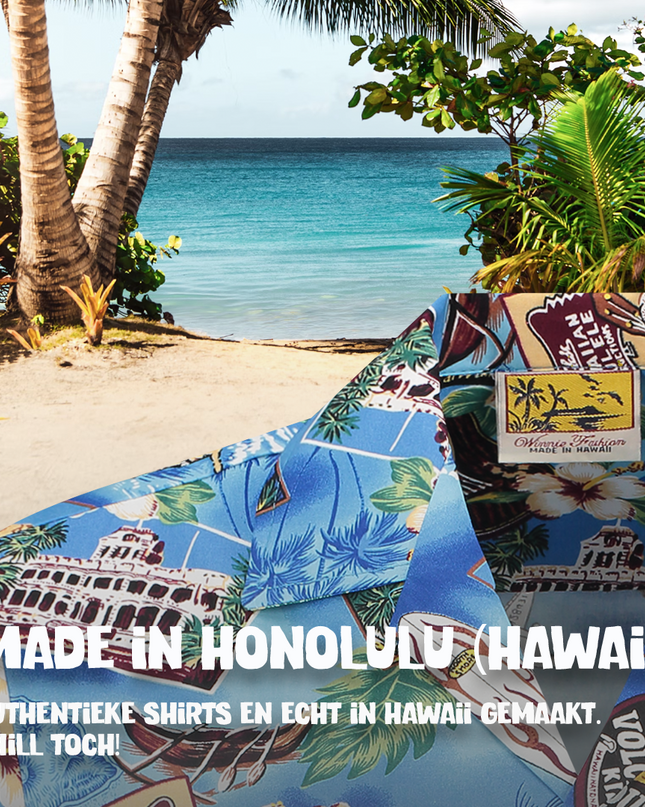Party in Hawaii Hawaiihemd für Herren