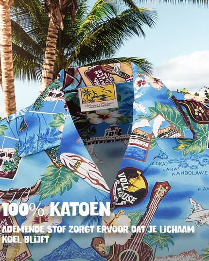 Party in Hawaii Hawaiihemd für Herren