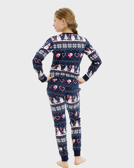 Weihnachtsherz-Pyjamas für Kinder