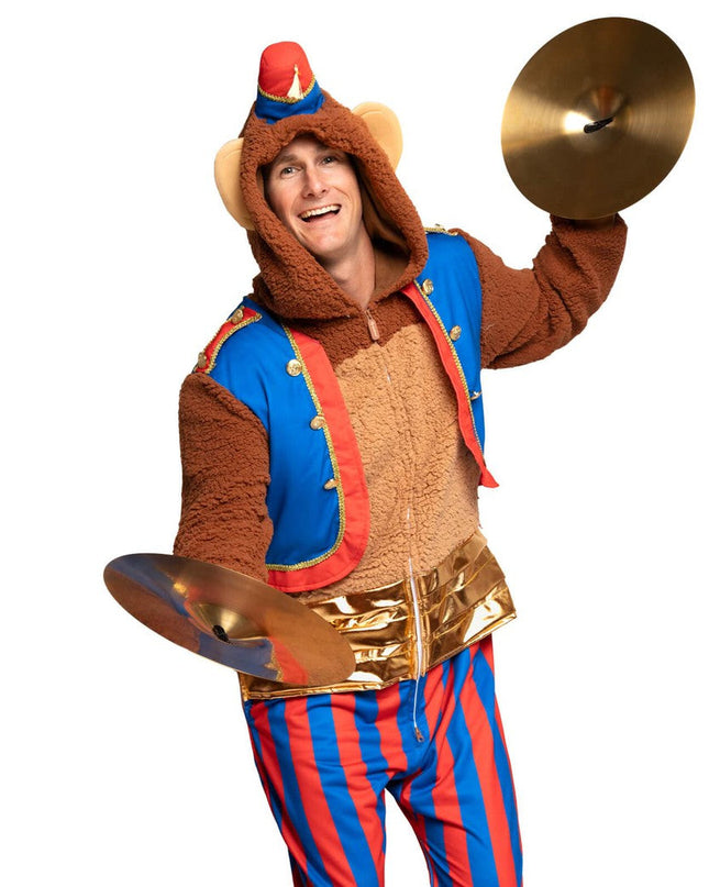 Men's Clapping Monkey Costume