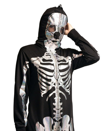 Women's Shimmer Skeleton Costume