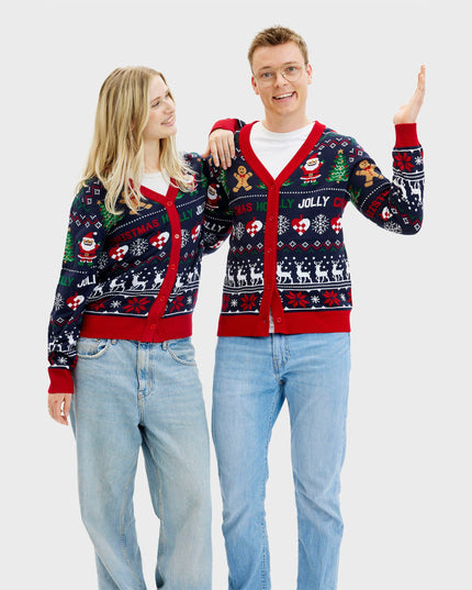 Fröhliche Strickjacke für Damen – Bestseller-Weihnachtspullover