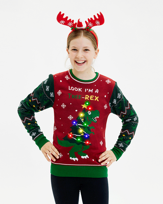 The Tree-REX Sweater for Kids