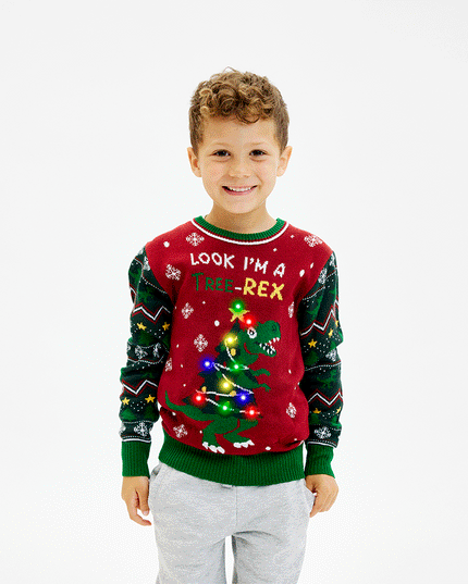 The Tree-REX Sweater for Kids