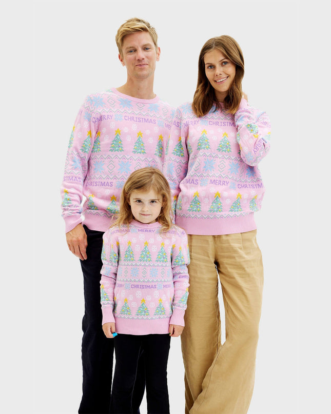 Pink Christmas Sweater for Men