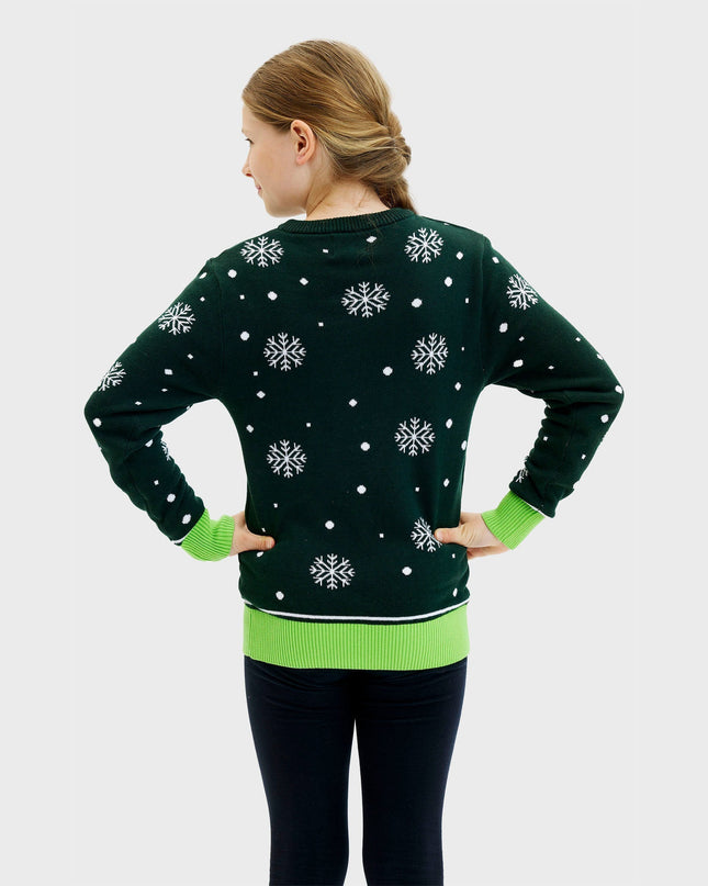 Cute Dino Christmas Sweater - Kids