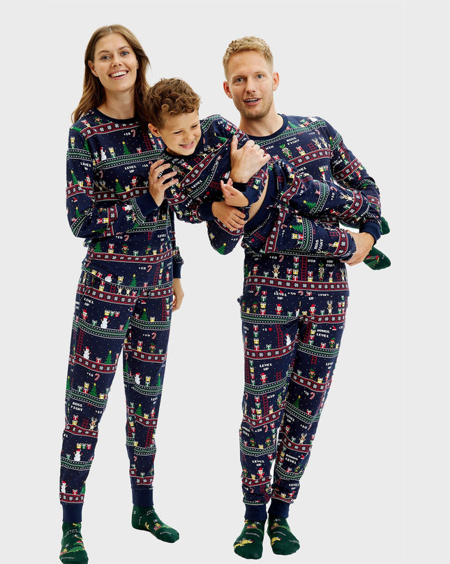 Vintage Gamer Christmas Pajamas for Men