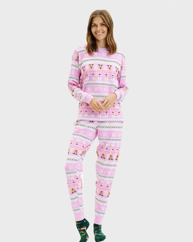 Women's Ultimate Pink Christmas Pajamas