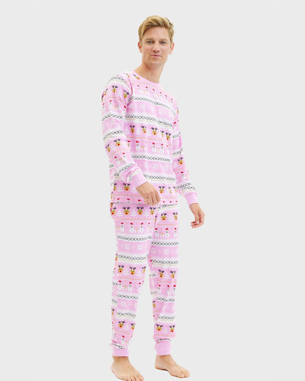 Ultimate Pink Christmas Pajamas for Men