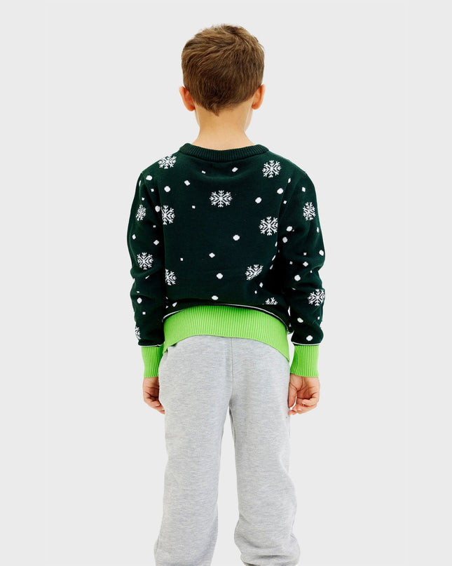 Cute Dino Christmas Sweater - Kids