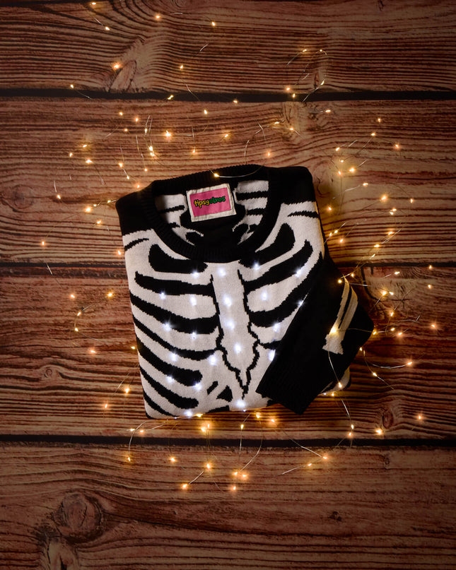 Women's Skeleton Light Up Sweater