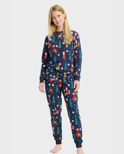 Giraffe Christmas Pajamas for Women