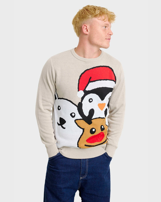 Animal Christmas Sweater for Men
