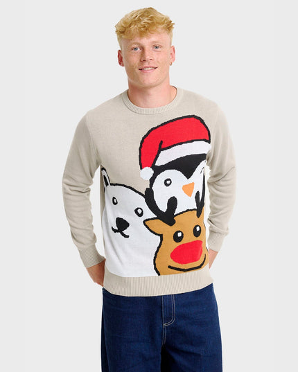 Animal Christmas Sweater - Men