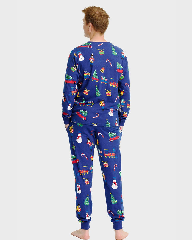 Christmas Toys Pajamas for Men - Family Style