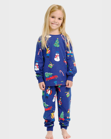 Weihnachtsspielzeug und Pyjamas für Kinder – Familienstil