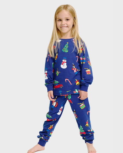 Weihnachtsspielzeug und Pyjamas für Kinder – Familienstil