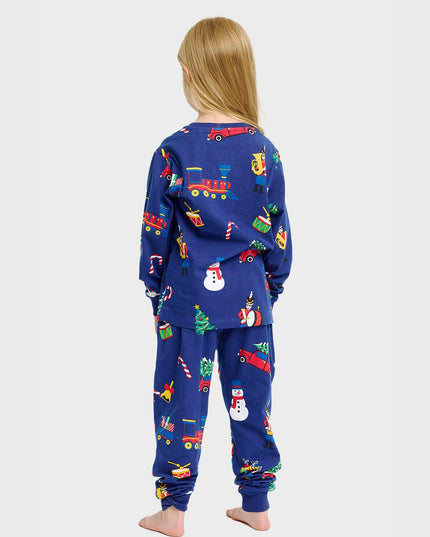 Weihnachtsspielzeug und Pyjamas für Kinder – Familienstil
