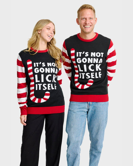 Women's Candy Cane Christmas Sweater