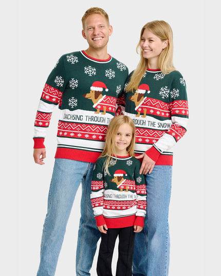 Dashing Around Christmas Sweater for Kids