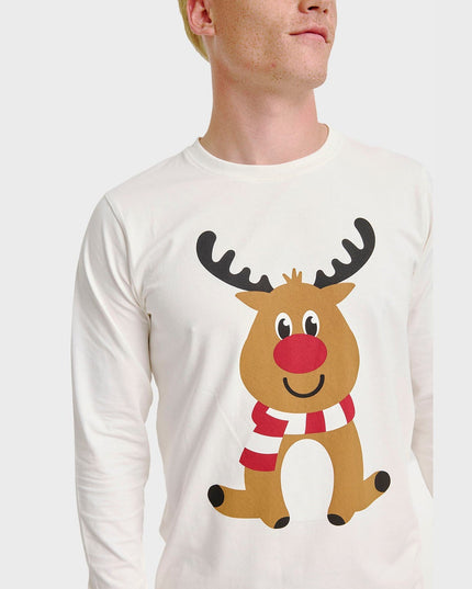 Reindeer Pajama Top for Men - Holiday Collection