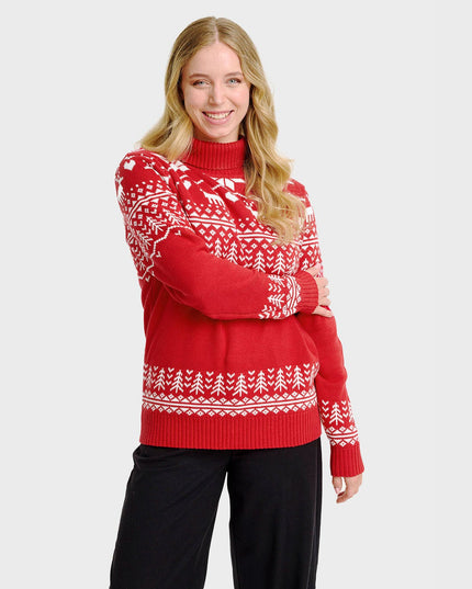 Women's Greenland Christmas Turtleneck Sweater