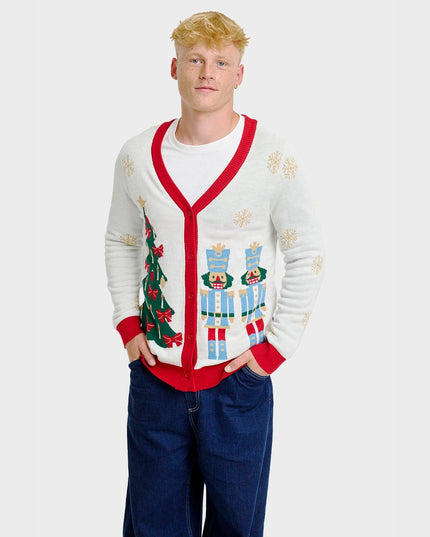 Nutcracker Christmas Cardigan for Men