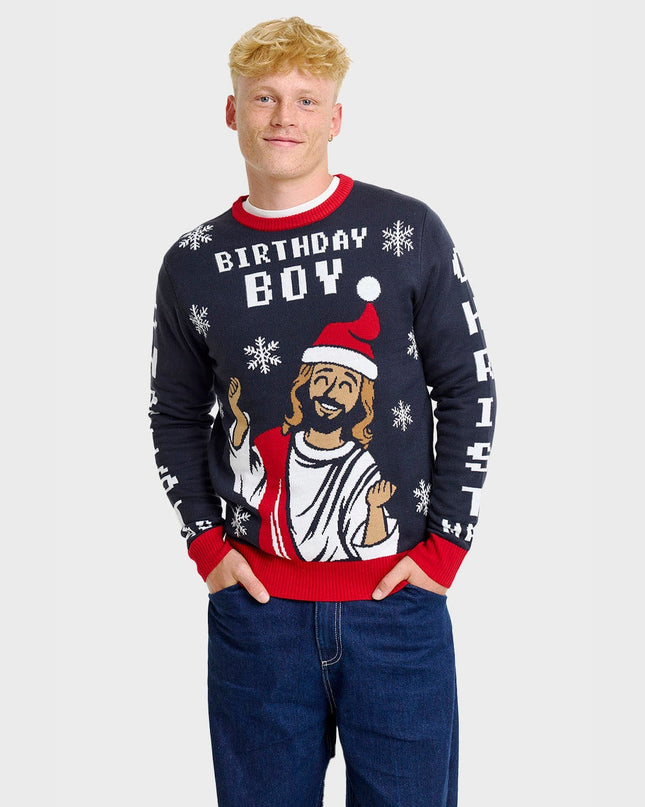 Men's Birthday Boy Christmas Sweater