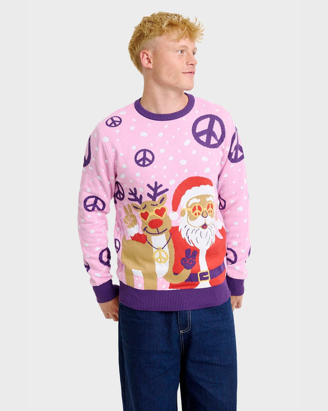 Hippie Christmas Sweater for Men