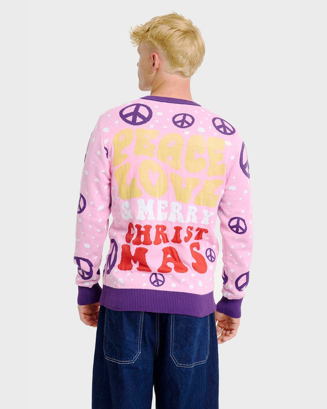 Hippie-Weihnachtspullover für Herren