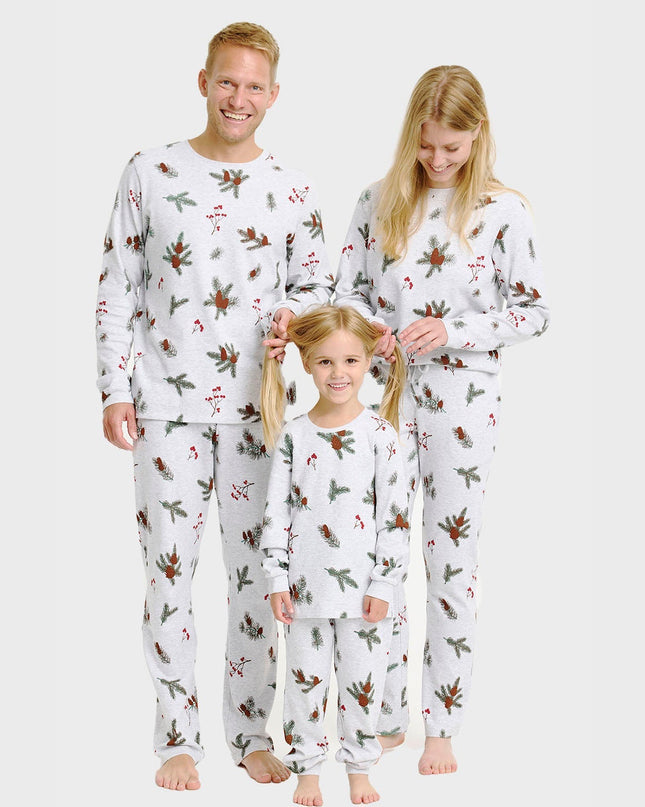 Gerippter Pyjama für Herren – perfekt für Weihnachten mit der Familie