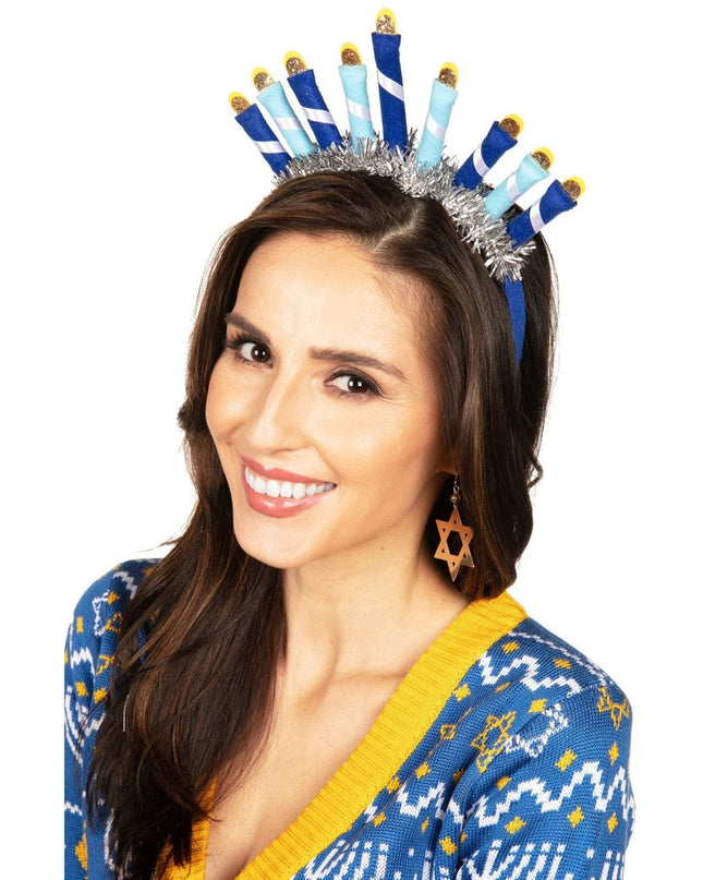 Menorah Hanukkah Headband