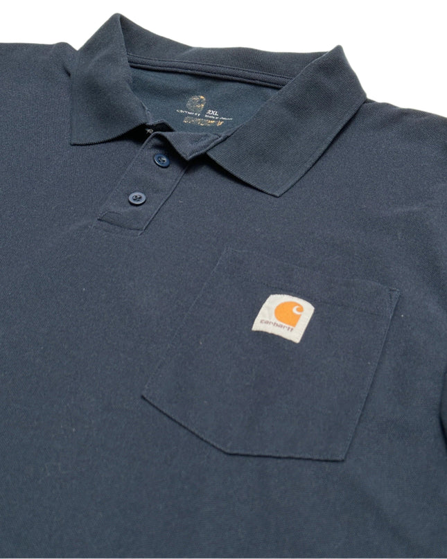 Carhartt Vintage Polo Blau für Herren und Damen