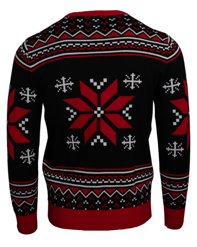 Misfits-Totenkopf-Logo-Weihnachtspullover