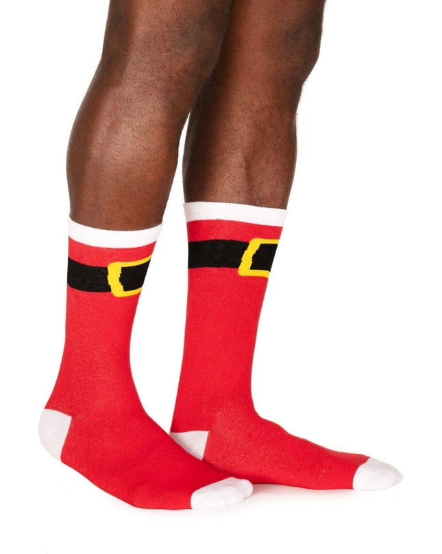 Men's Santa Claus Socks (Fits Sizes 8-11M)
