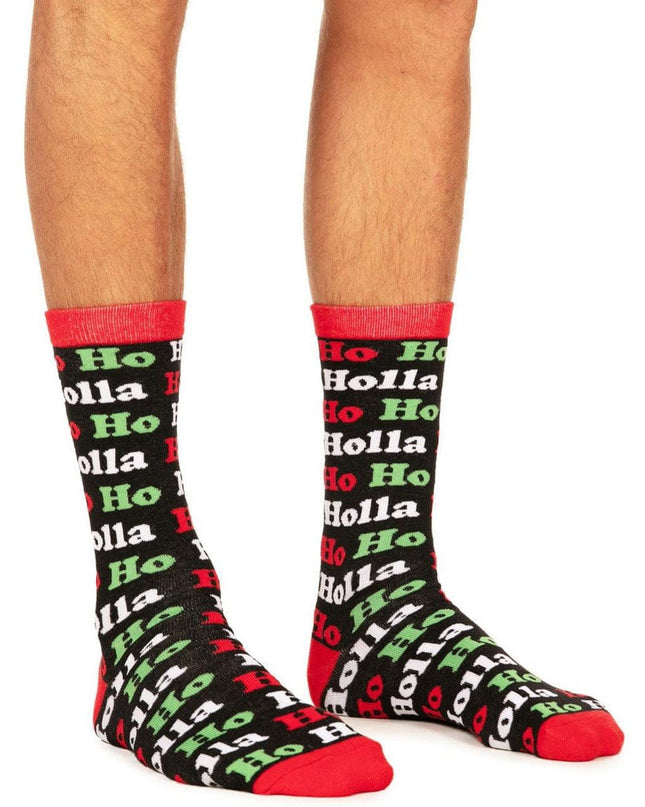 Men's Ho Ho Holla Socks (Fits Sizes 8-11M)
